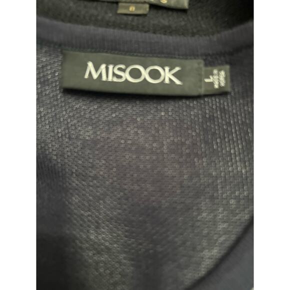 Exclusively Misook Knit Cardigan With Black  Trim And Pockets Size Large NWT - Picture 4 of 10